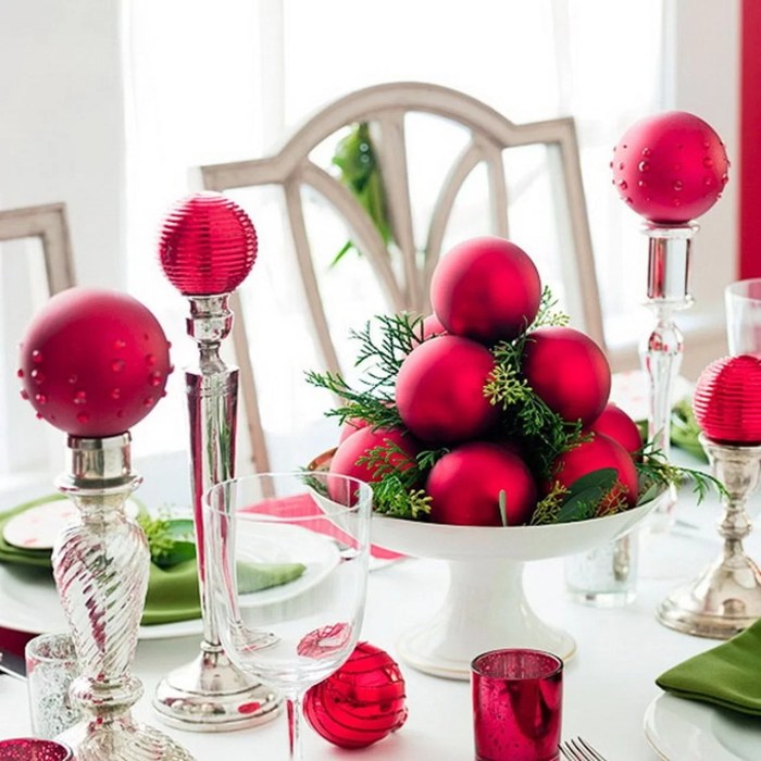 Diy christmas table decorations ideas