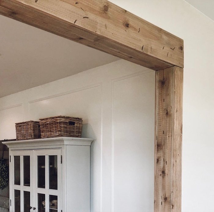 Diy faux beams