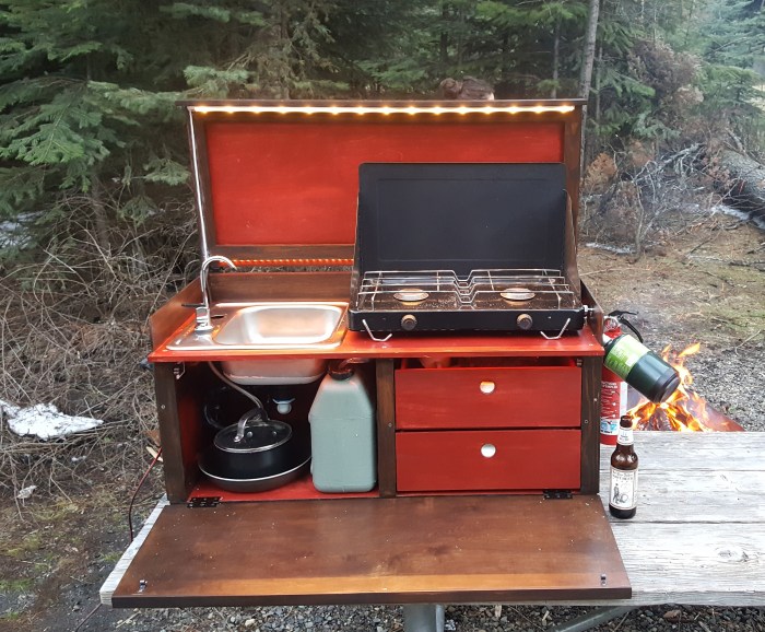 Diy camp kitchen