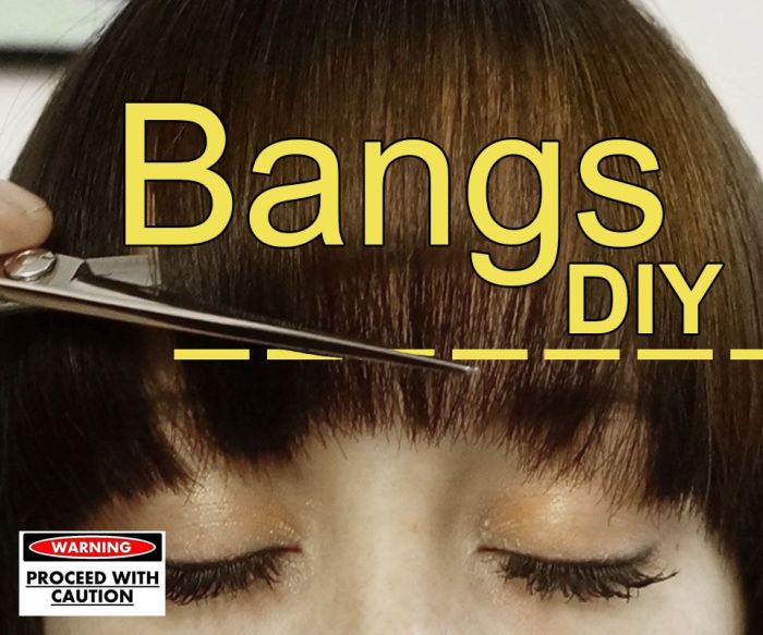 Diy hair bangs