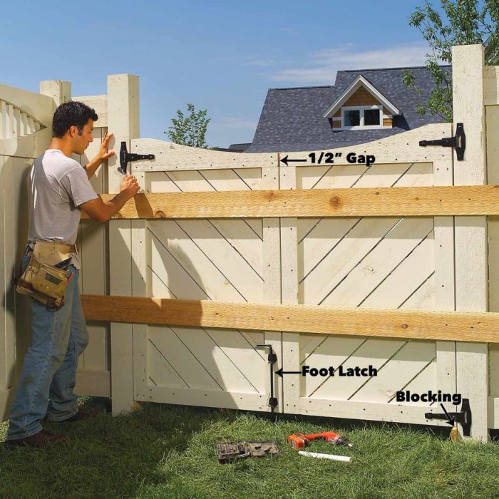 Diy gates and fences