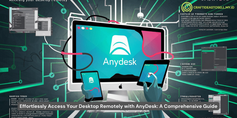 Effortlessly Access Your Desktop Remotely with AnyDesk A Comprehensive Guide