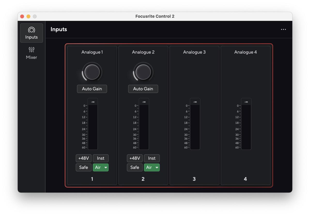 Focusrite control