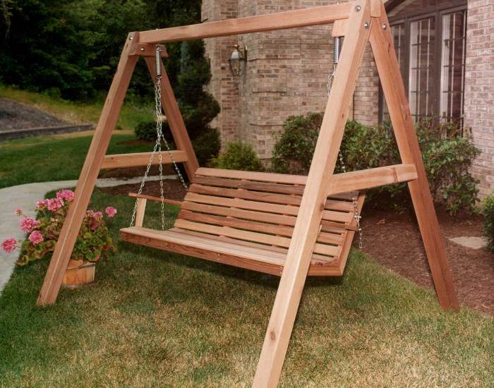 Diy a frame swing