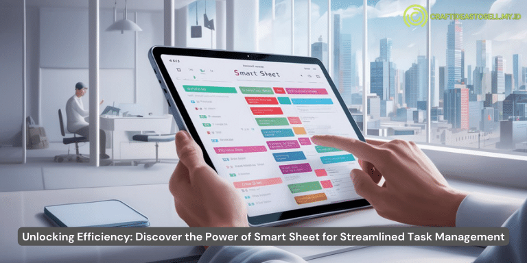 Unlocking Efficiency Discover the Power of Smart Sheet for Streamlined Task Management