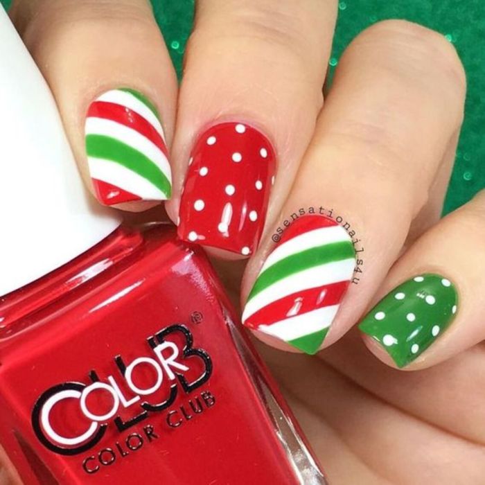 Diy christmas nails