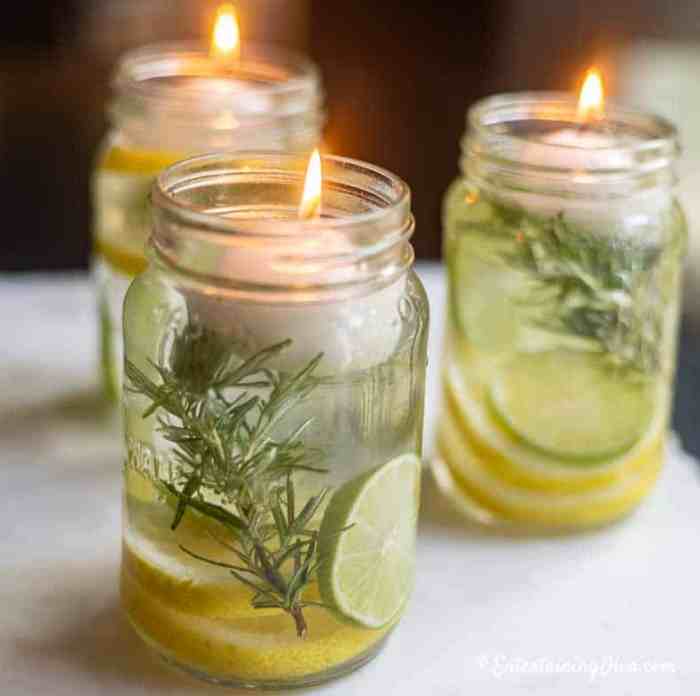 Diy citronella candles