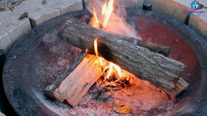 Diy firestarter motherdaughterprojects bonfire starter backyard melted wax dip completely once each