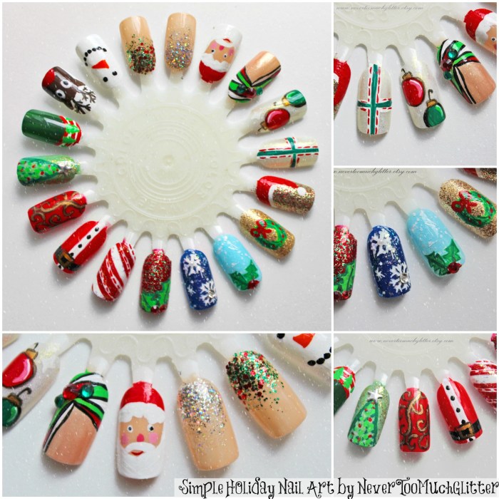 Diy christmas nails