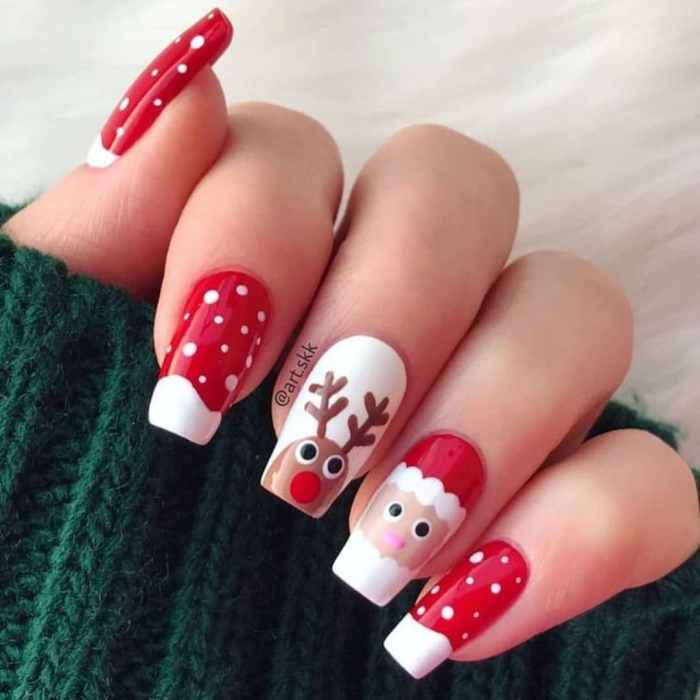 Diy christmas nails