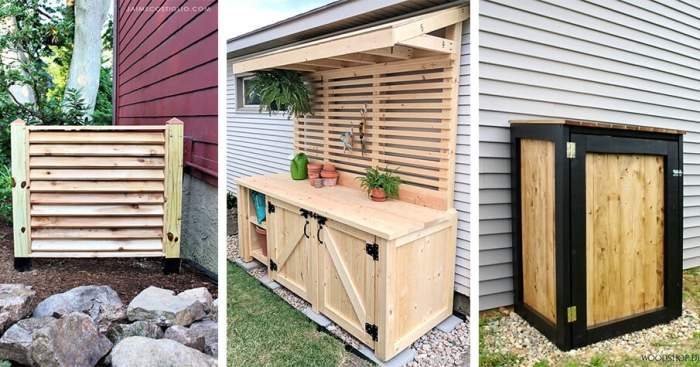 Diy garbage bin enclosure